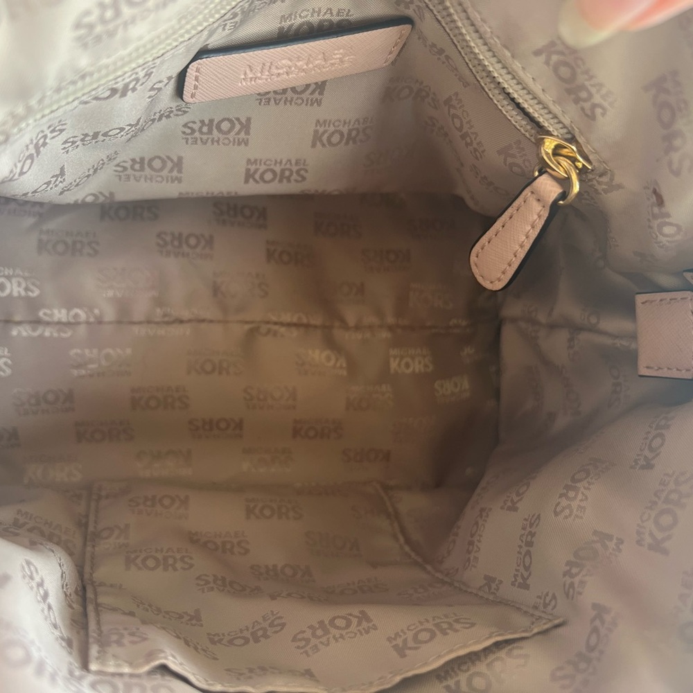 Michael Kors Pink and Cream Satchel Bag - Picture 8 of 16